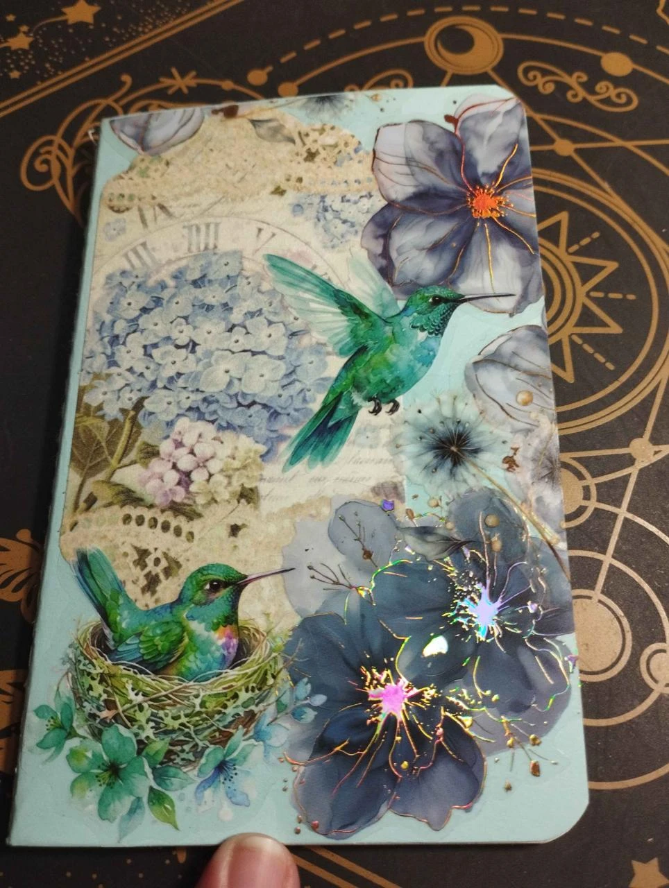 Carnet A6 personnalisé : Colibri